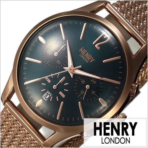 ヘンリー ロンドン  腕時計 HENRY LONDON 時計 ストラトフォード HL39-CM-0142 レディース