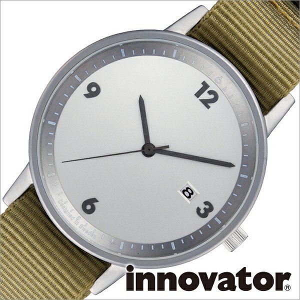 イノベーター腕時計 innovator 腕時計 ボールド Bald メンズ レディース ユニセックス シルバー IN-0001-6 シンプル 薄型 ミニマル ペアウォッチ カップル