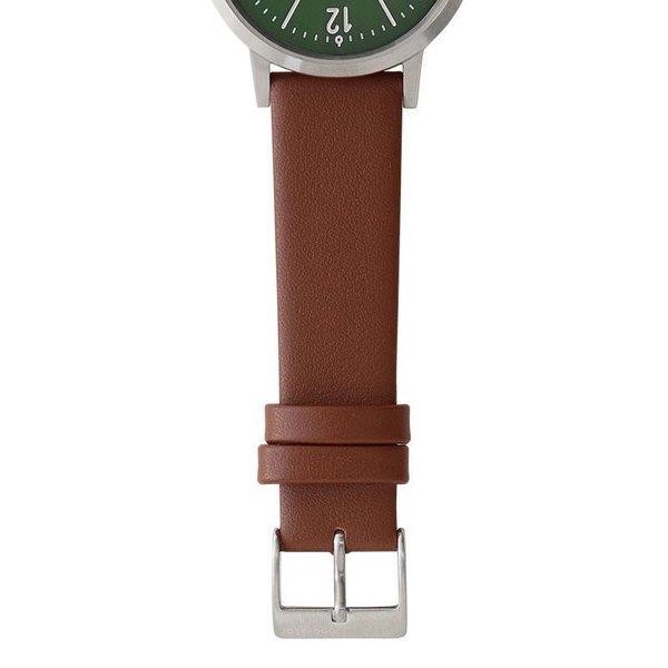 イノベーター ソーラー 時計 ソルクラフト innovator 腕時計 SOLKRAFT メンズ グリーン IN-0009-10 おすすめ 北欧 デザイン レザー 革 ベルト ブラウン｜hstyle｜04
