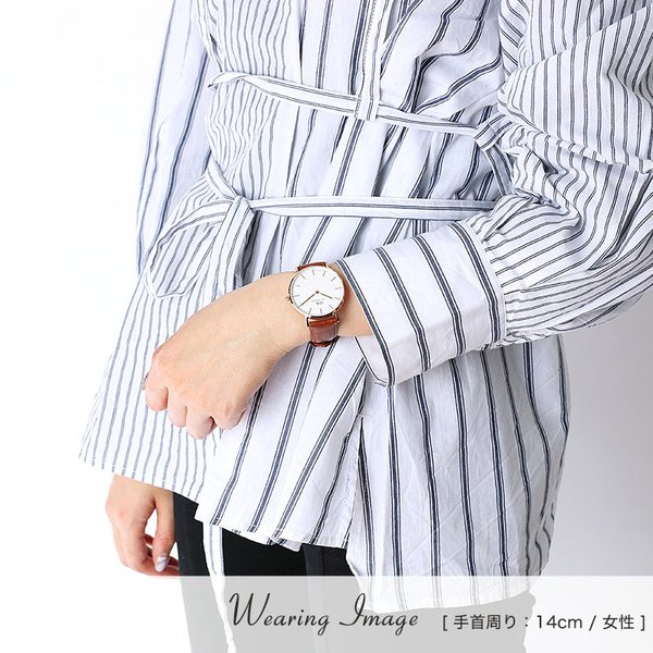 【互換品】ダニエルウェリントン 対応 強力撥水レザー Daniel Wellington 腕時計 替えベルト ブラック ブラウン ネイビー ブルー レッド 赤 黒 青 茶 シルバー_6