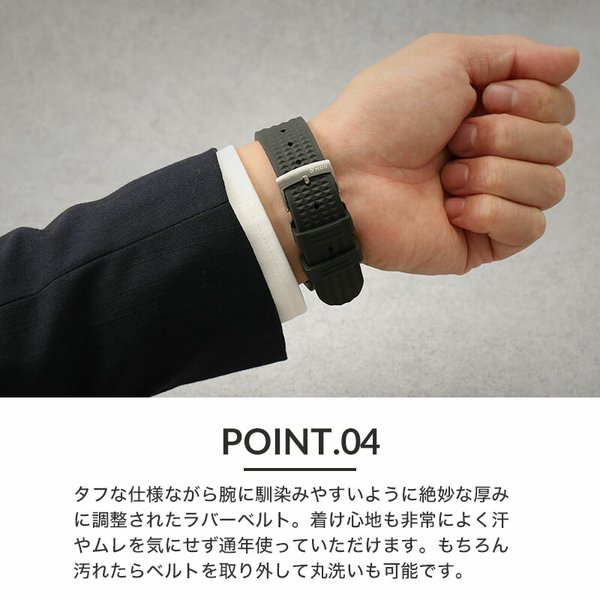 M*A様 【未使用】MOD カスタム ラバー仕様 ステンブレス付属 予備ムーブメ MOD FKM VINTAGE RUBBER STRAP ヴィンテージ ラバー ストラップ 20mm