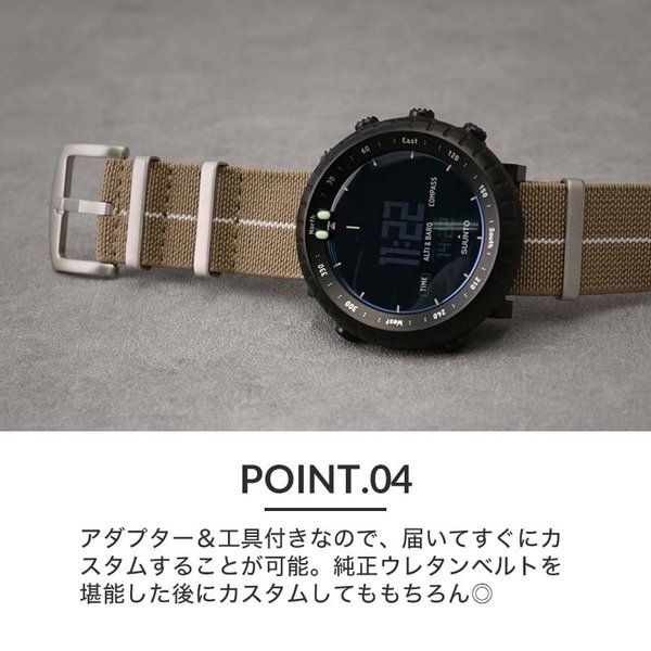 MODコンプリート スント コア オールブラック 腕時計 SUUNTO CORE BLACK 時計 スントコア メンズ SS014279010  ウルトラストレッチ ナイロンベルト SET : item-22030201 : 腕時計 バッグ 財布のHybridStyle - 通販 -  Yahoo!ショッピング