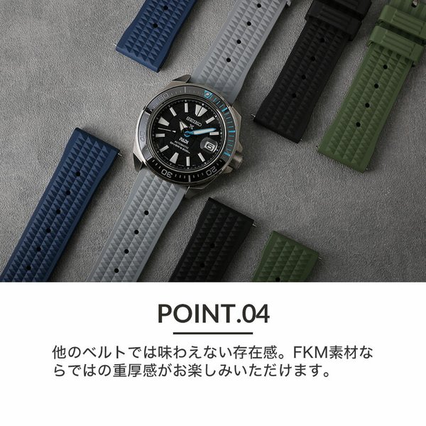 当店限定SET カスタム セイコー 腕時計 SEIKO 時計 FKMラバーSET