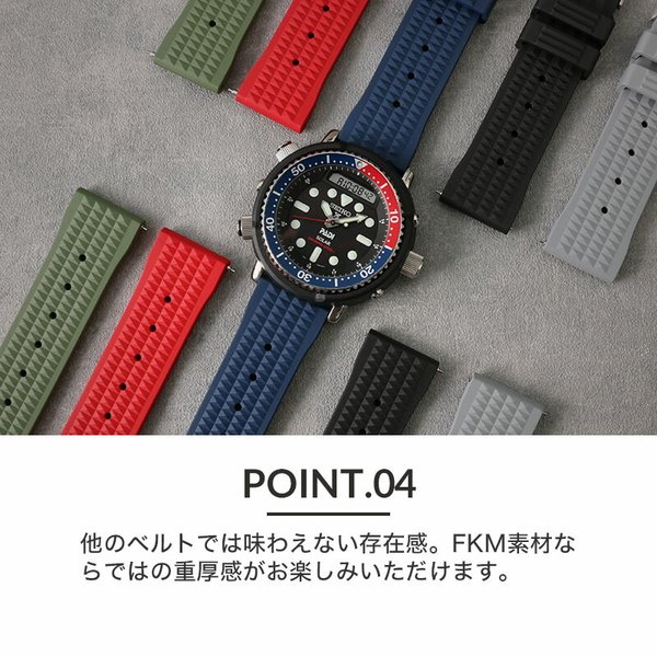 当店限定SET セイコー 腕時計 SEIKO 時計 FKM ヴィンテージラバー