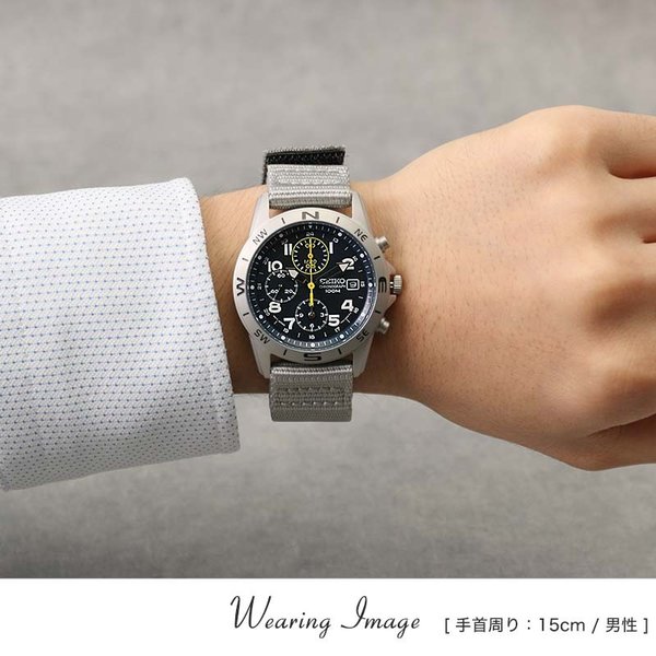セイコー腕時計 セイコー時計 セイコー 腕時計 セイコー 時計 SEIKO 海外モデル 逆輸入 メンズ クロノグラフ ナイロンベルト アウトドア  カジュアル
