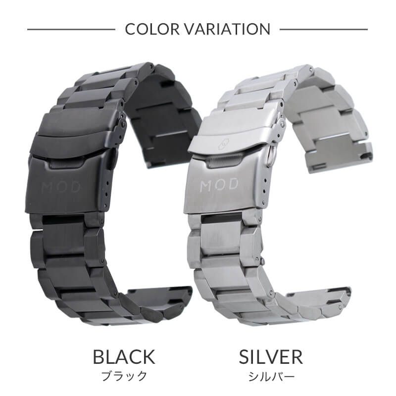 メタルバンド腕時計セット 複数 KUROCURRANT クロカラント 片開き7連ステンレスベルト ステンレス
