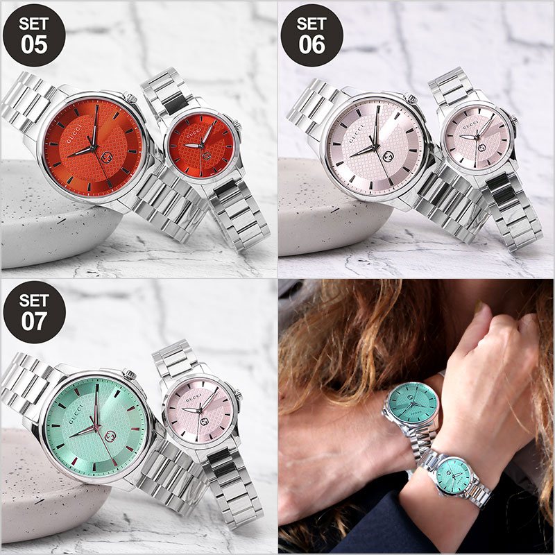 ペアウォッチ 】 GUCCI グッチ 腕時計 時計 GTimeless G
