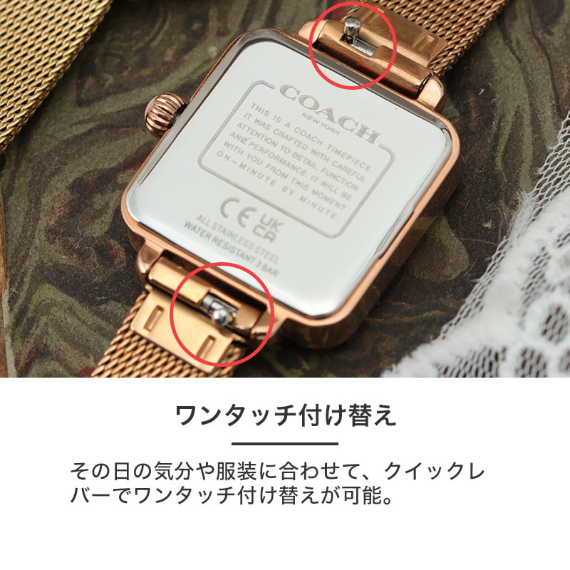 稼働品☆　COACHコーチ　レディース腕時計　12Pダイヤ 楽天市場】コーチ 腕時計 レディース ブランド COACH 時計