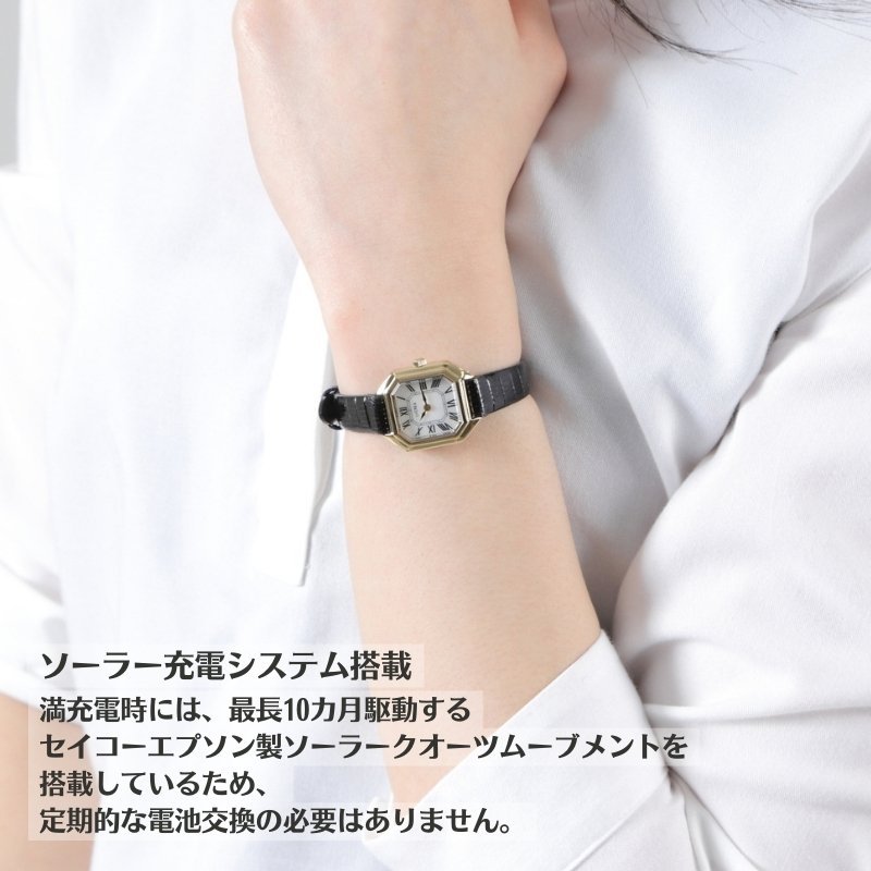 【希少/珍品/未使用】 Hoga ルーペウォッチ 拡大鏡付 電池交換済 クォーツ 命がかがやく、マリアンヌのバケツ。