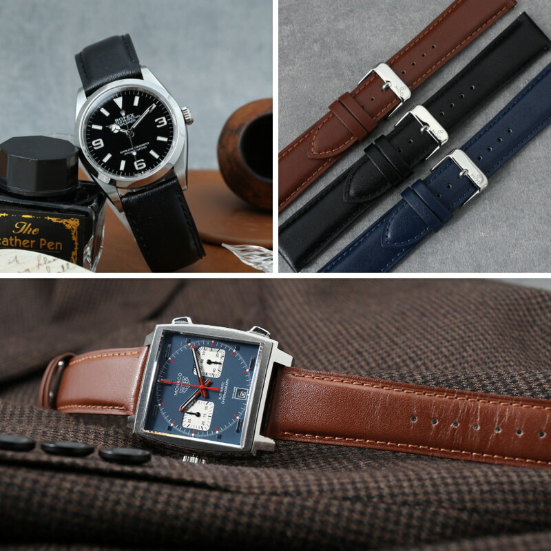 MOD SCOTCH GUARD LEATHER STRAP スコッチガード スムース レザー 時計