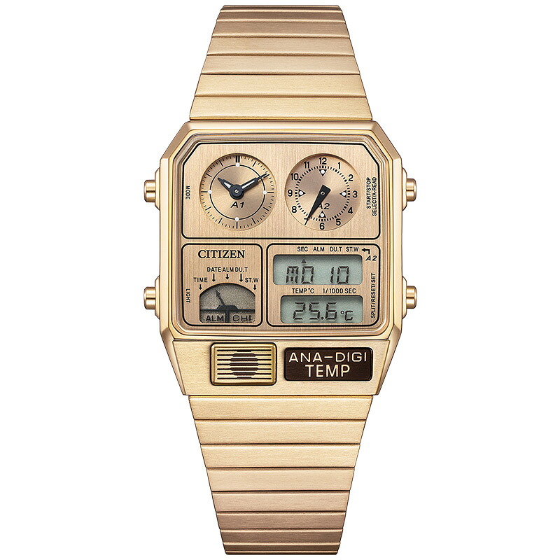 シチズン 腕時計 CITIZEN 時計 レコードレーベル ウォームゴールド