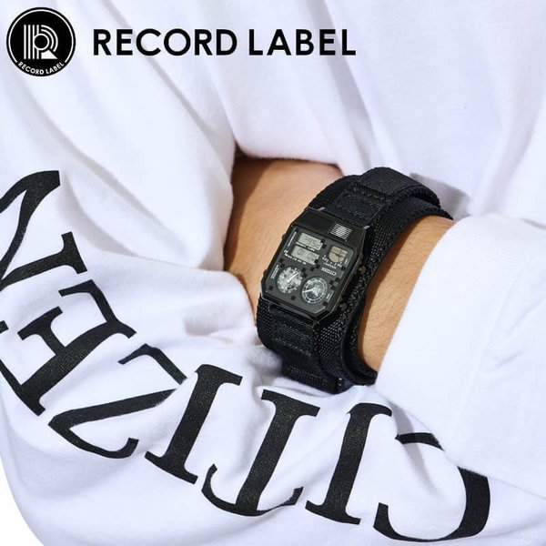 シチズン 腕時計 CITIZEN 時計 レコードレーベル アナデジテンプ CHARI＆COコラボ 限定 モデル RECORD LABEL ANA-DIGI TEMP 男性 向け メンズ クオーツ