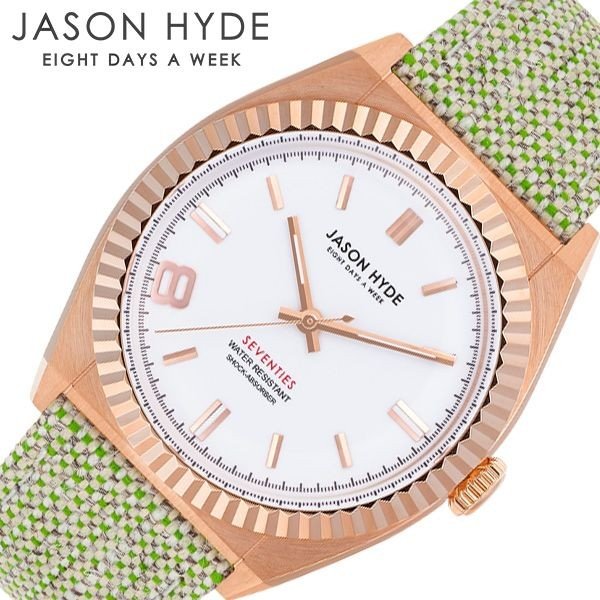 ジェイソン・ハイド 腕時計 JASON HYDE 時計エイト Eight レディース 腕時計 ホワイト JH20011