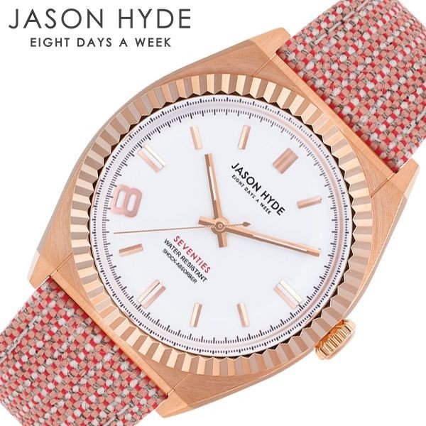 ジェイソン・ハイド 腕時計 JASON HYDE 時計エイト Eight レディース 腕時計 ホワイト JH20012