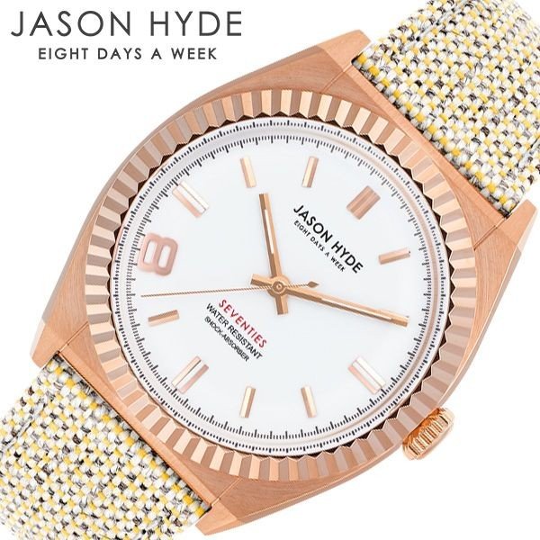 ジェイソン・ハイド 腕時計 JASON HYDE 時計エイト Eight レディース 腕時計 ホワイト JH20013