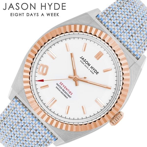 ジェイソン・ハイド 腕時計 JASON HYDE 時計エイト Eight レディース 腕時計 ホワイト JH20015