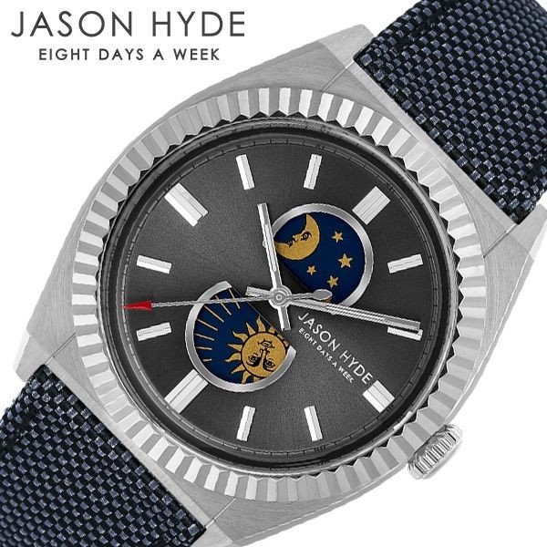 ジェイソン・ハイド 腕時計 JASON HYDE 時計ルナティコ LUNATICO メンズ 腕時計 ブラック JH41001