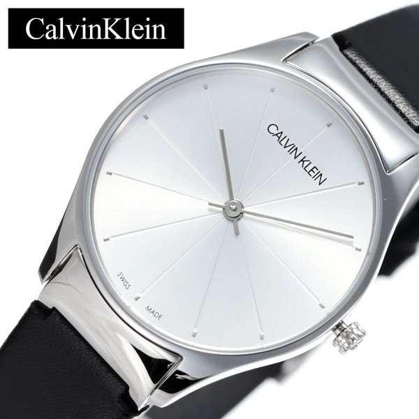 カルバンクライン 腕時計 CalvinKlein 時計 クラシックトゥー Classic Too レディース シルバー K4D221C6