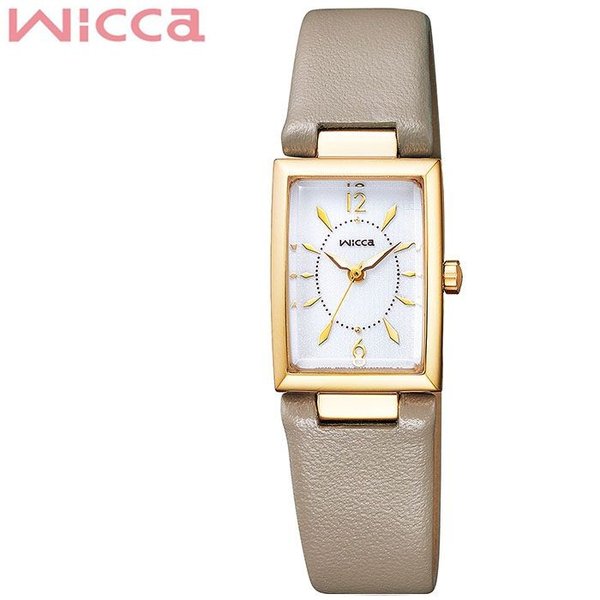 シチズン ウィッカ 腕時計 CITIZEN Wicca 時計 電池交換不要 レディース ホワイト  KF7-520-10