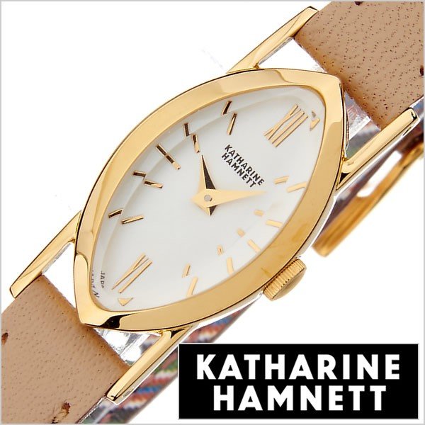 キャサリン ハムネット 腕時計 KATHARINE HAMNETT 時計 アーモンド KH08G6-09 レディース