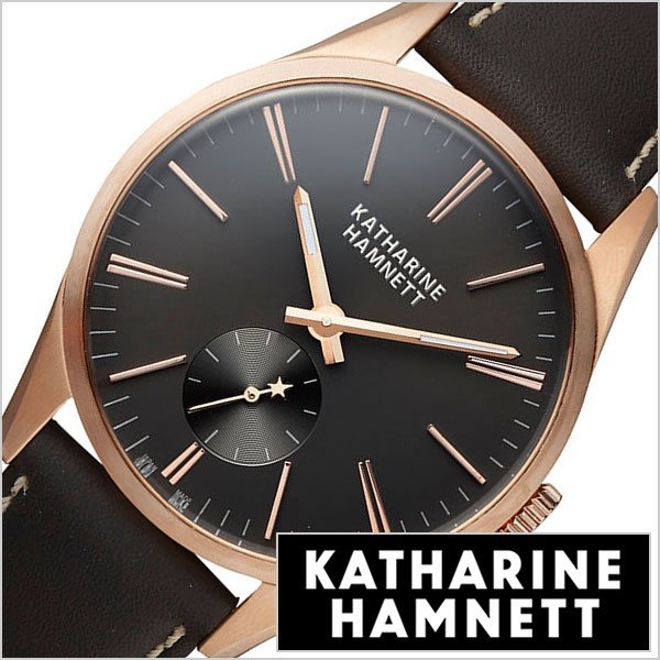 キャサリン ハムネット 腕時計 KATHARINE HAMNETT 時計 レトロ スモールセコンド KH27H6-74 メンズ