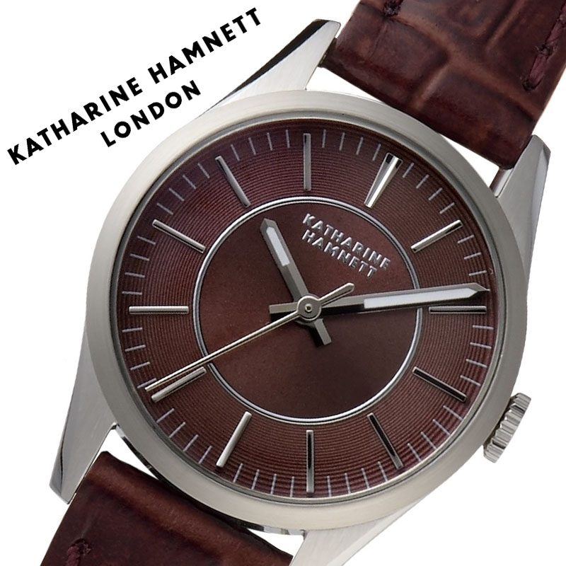 キャサリンハムネット 腕時計 KATHARINEHAMNETT 時計 キャサリン ハムネット KATHARINE HAMNETT ベーシックバリエーション レディース ブラウン KH70J1-74