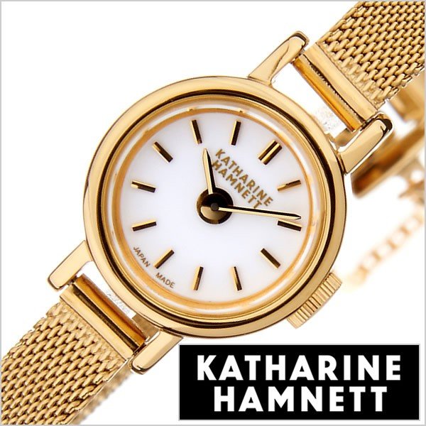 キャサリン ハムネット 腕時計 KATHARINE HAMNETT 時計 スモール ラウンド KH7811-B04R レディース
