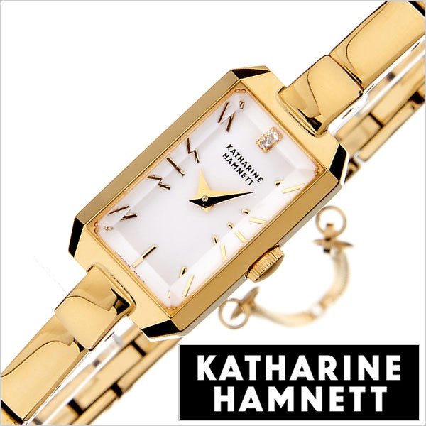 キャサリン ハムネット 腕時計 KATHARINE HAMNETT 時計 レクタングル KH8804-B08 レディース