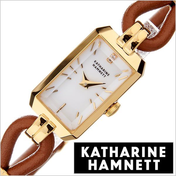 キャサリン ハムネット 腕時計 KATHARINE HAMNETT 時計 レクタングル KH8805-08 レディース