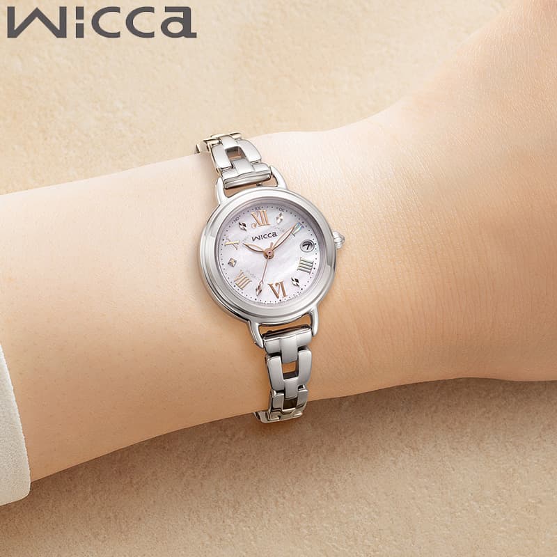 シチズン 腕時計 CITIZEN 時計 ウィッカ Wicca レディース ホワイト