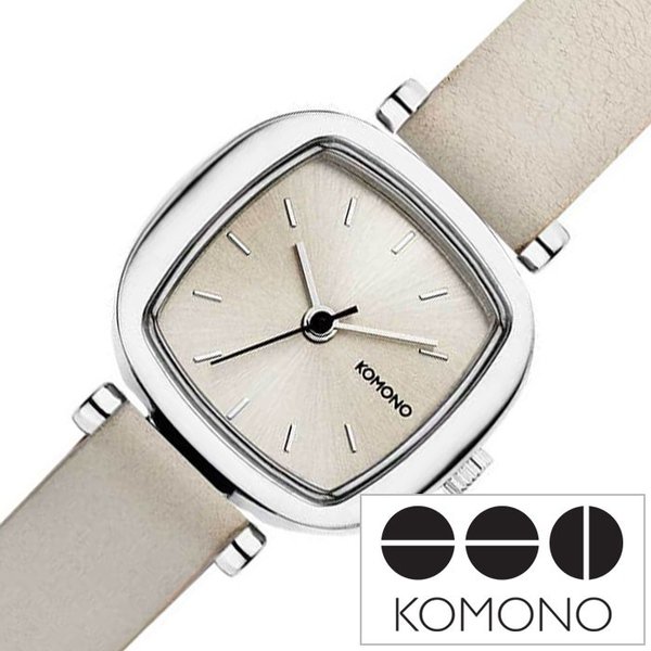 KOMONO 腕時計 コモノ 時計 マネーペニー MONEYPENNY レディース ホワイト KOM-W1232