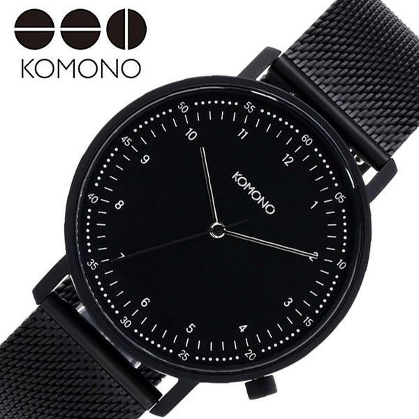 コモノ 腕時計 KOMONO 時計 クリスマス 2019 限定ボックス メンズ ブラック  KOM-W4068