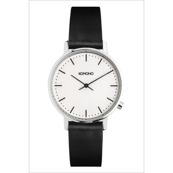 コモノ 腕時計 KOMONO 時計 ハーロウ ブラックホワイト KOM-W4103 メンズ レディース ユニセックス｜hstyle｜02