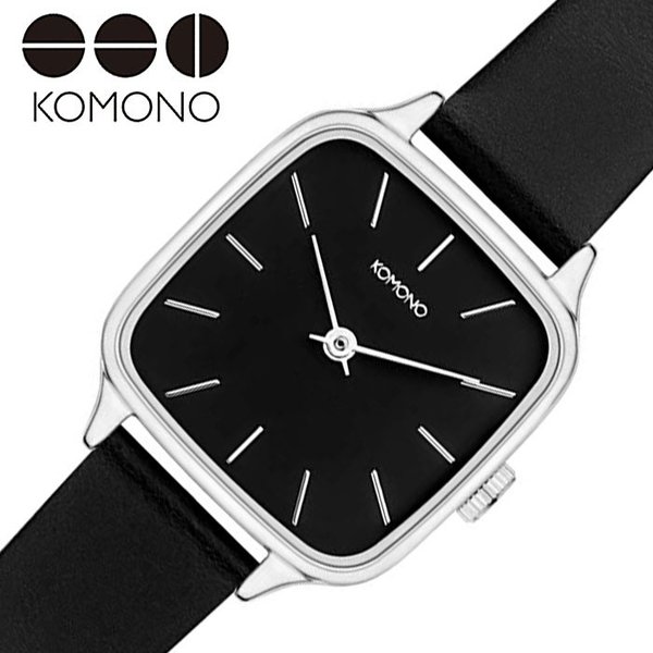 コモノ 腕時計 KOMONO 時計 ケイト コニャック KATE COGNAC レディース ブラック KOM-W4252