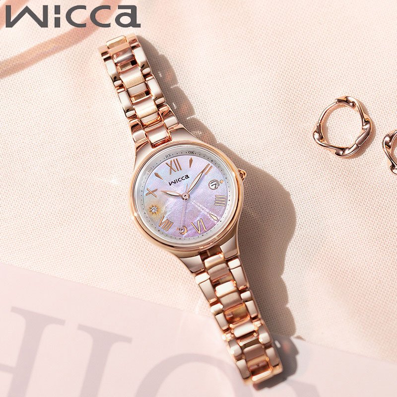 【新品✨️】CITIZEN wicca シチズン ウィッカ SOLAR-TECH wicca ウィッカ シチズン ソーラーテック サクラ限定モデル