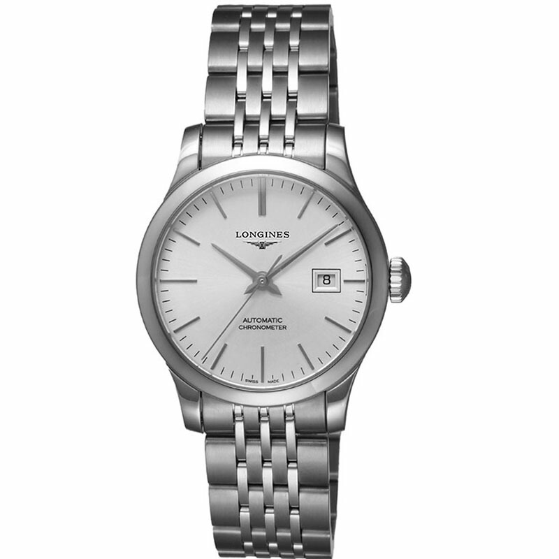 LONGINES 自動巻き 腕時計 シルバー ロンジン マスターコレクション 自動巻、ステンレススティール