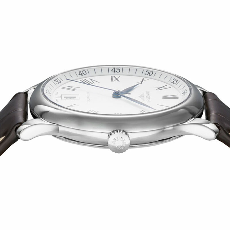 ロンジン 腕時計 LONGINES 時計 マスター コレクション MASTER COLLECTION メンズ 腕時計 ホワイト 機械式 自動巻き L2.628.4.11.3 カジュアル スーツスタイルの画像