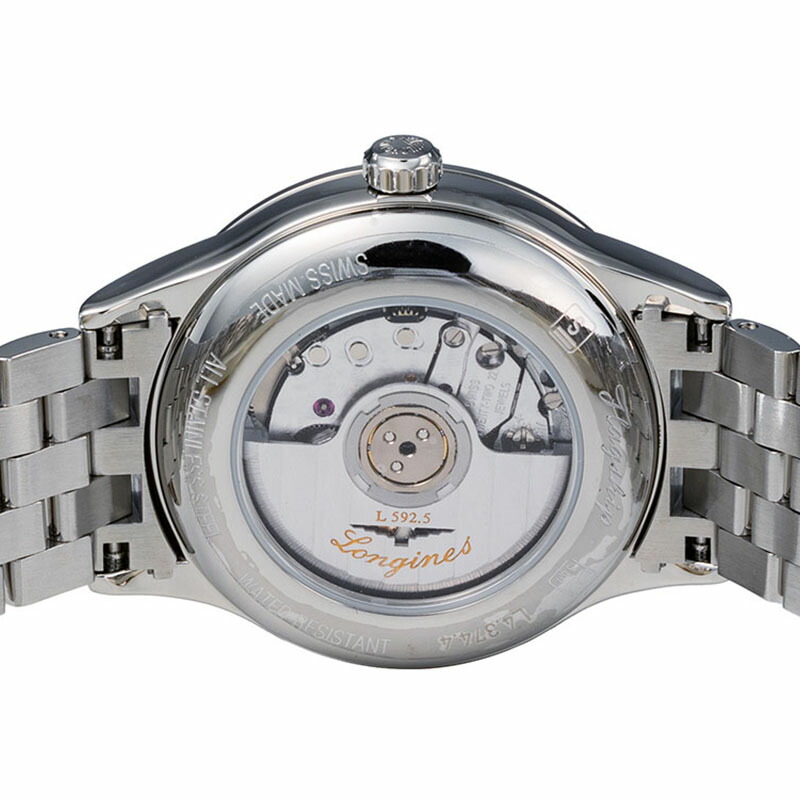 ロンジン 腕時計 LONGINES 時計 フラッグシップ FLAGSHIP レディース 腕時計 ブラック 機械式 自動巻き L4.374.4.57.6 かわいい きれいめ 華奢 上品 カジュアルの画像