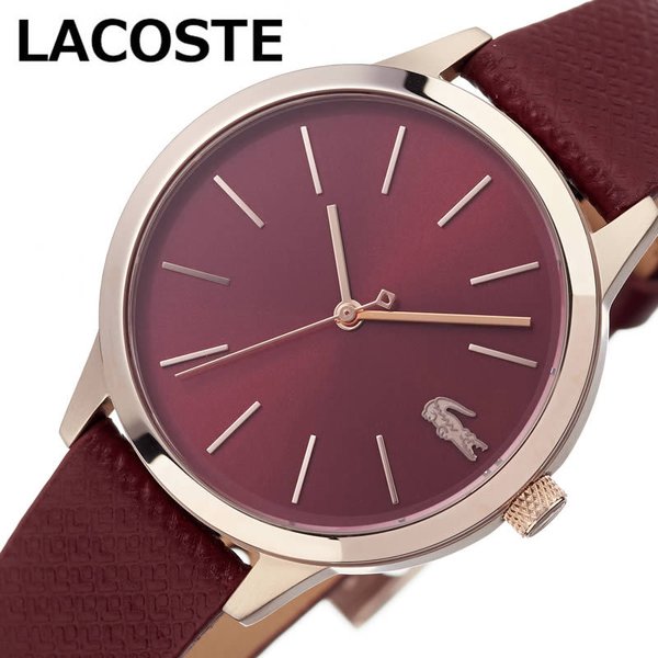 LACOSTE 腕時計 ラコステ 時計 ムーン MOON レディース 腕時計 レッド LC2001092