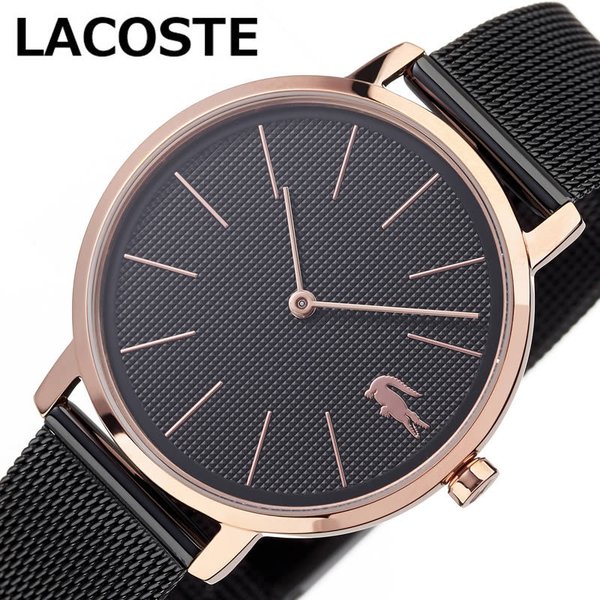 LACOSTE 腕時計 ラコステ 時計 ムーン MOON レディース 腕時計 ブラック LC2001115