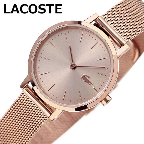 LACOSTE 腕時計 ラコステ 時計 ムーン MOON レディース 腕時計 ピンクゴールド LC2001137