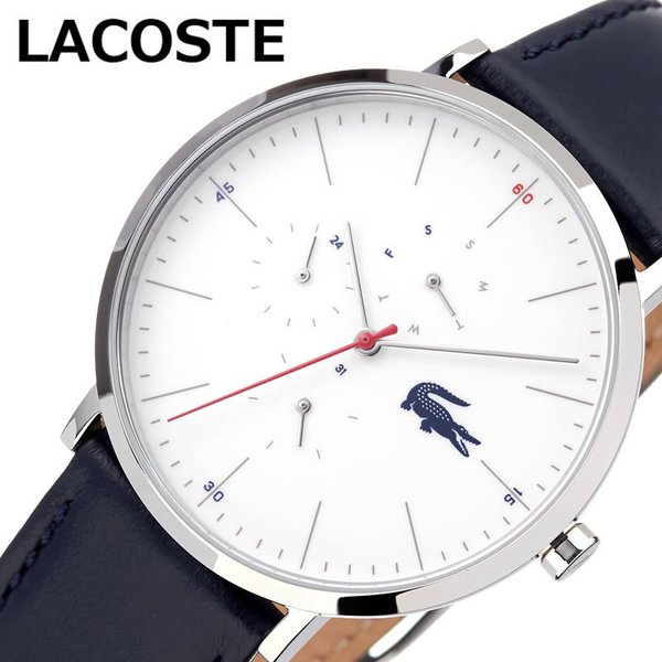 LACOSTE 腕時計 ラコステ 時計 ムーン MOON メンズ 腕時計 ホワイト LC2010975｜hstyle