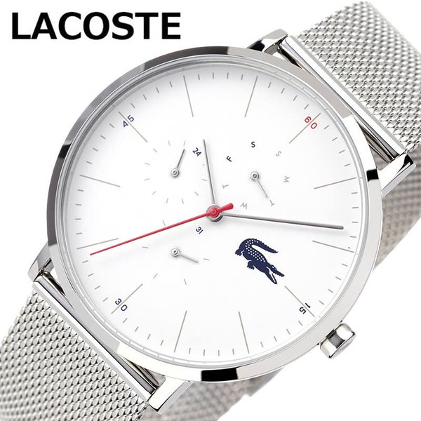 LACOSTE 腕時計 ラコステ 時計 ムーン MOON メンズ 腕時計 ホワイト LC2011025