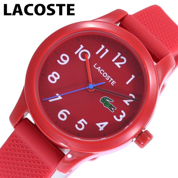 ラコステ 腕時計 LACOSTE 時計 キッズ レディース 腕時計 レッド LC2030004