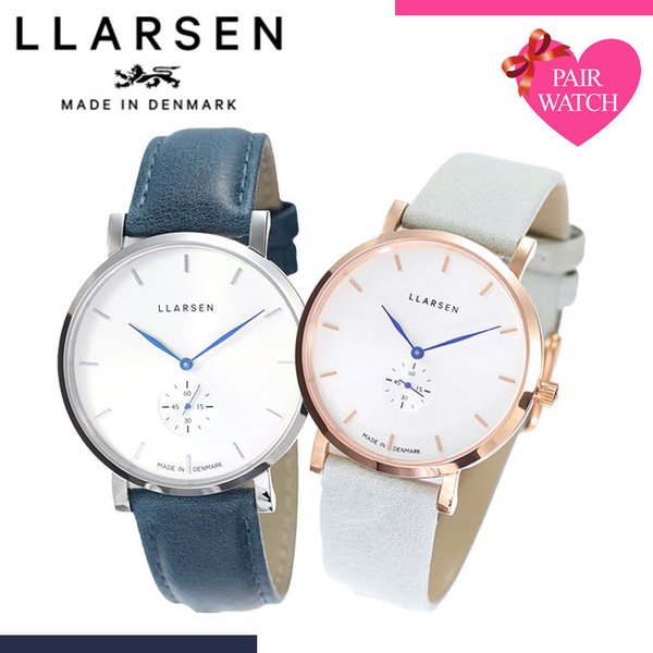 ペアウォッチ エルラーセン 腕時計 LLARSEN 時計 ペア ウォッチ メンズ レディース セット 人気 ブランド 正規品 旦那 妻 嫁 夫 彼氏 彼女 夫婦
