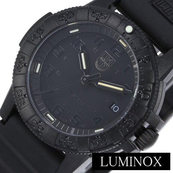 LUMINOX 腕時計 ルミノックス 時計 レザーバック シータートル LEATHERBACK SEA TURTLE メンズ 男性 ブラック LM-0301BO