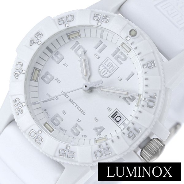 LUMINOX 腕時計 ルミノックス 時計 レザーバック シータートル LEATHERBACK SEA TURTLE メンズ 男性 ホワイト LM-0307WO