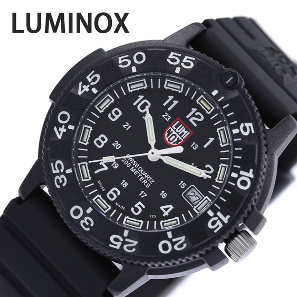 ルミノックス 腕時計 LUMINOX 時計 オリジナル ネイビー シールズ ORIGINAL NAVY SEAL 3000 メンズ ブラック 3001