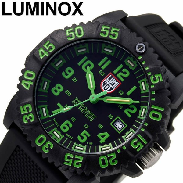 ルミノックス 腕時計 LUMINOX 時計 ルミノックス LUMINOX ネイビー シールズ カラーマークシリーズ 3050 NAVY SEALS 男性 向け メンズ LM-3067｜hstyle