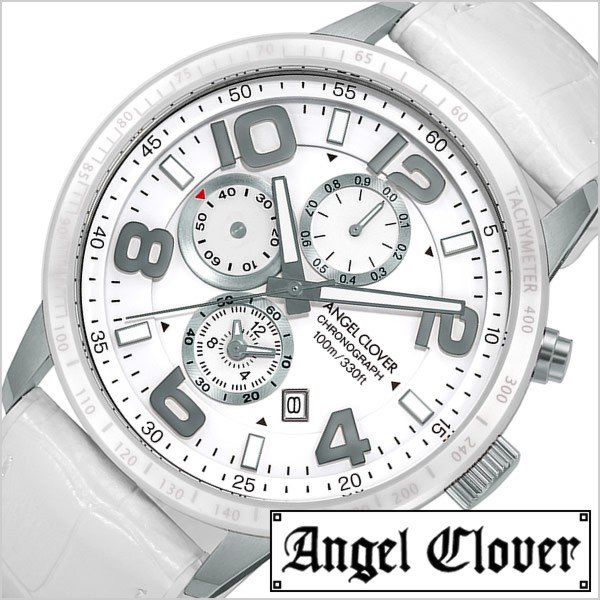 エンジェル クローバー  腕時計 Angel Clover 時計 ルーチェ LU44SWH-WH メンズ